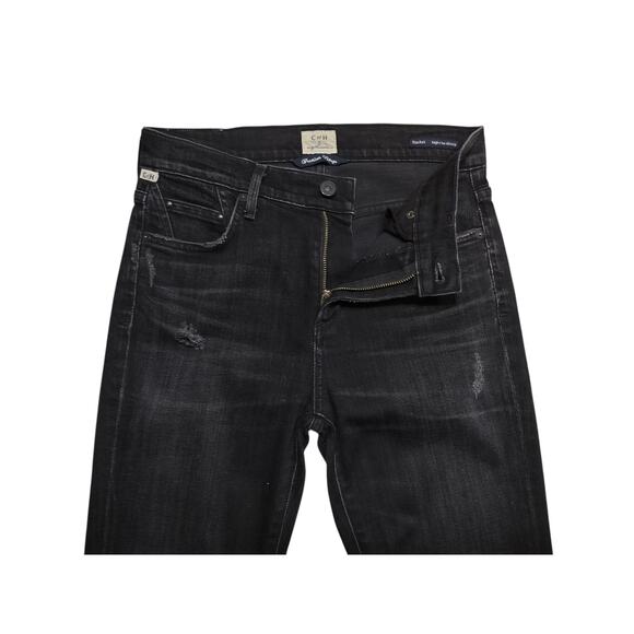 Citizens Of Humanity Premium Vintage Rocket High Rise Skinny Black Jeans Size 25 - Picture 4 of 11